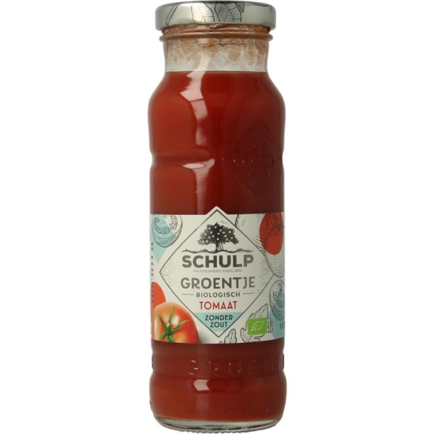Schulp Groentje tomatensap bio (200 Milliliter)