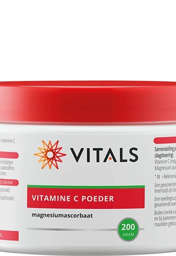 Vitals Vitamine C poeder magnesiumascorbaat (200 Gram)