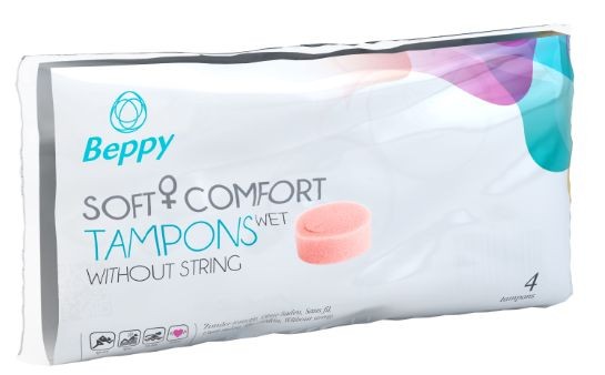 Beppy Soft+ comfort tampons wet (4 Stuks)