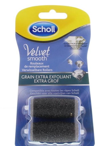 Scholl Velvet smooth refill grof diamond (2 Stuks)