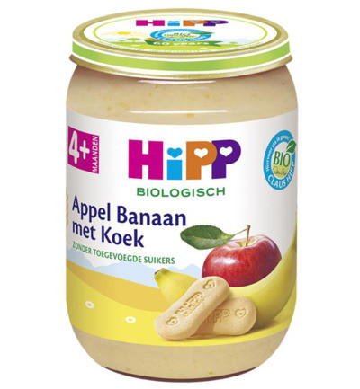 Hipp Appel Banaan Met Koek 190g