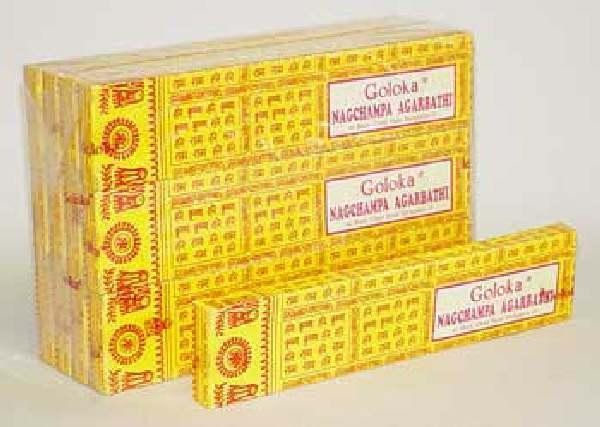 Goloka Wierookstokjes nag champa (16 Gram)