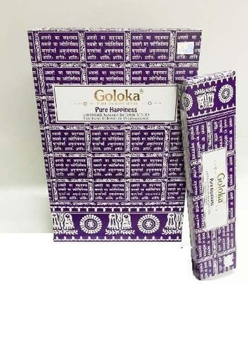 Goloka Wierookstokjes pure happiness (15 Gram)