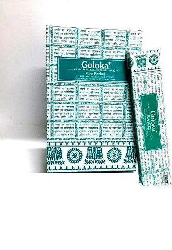 Goloka Wierookstokjes pure herbal (15 Gram)