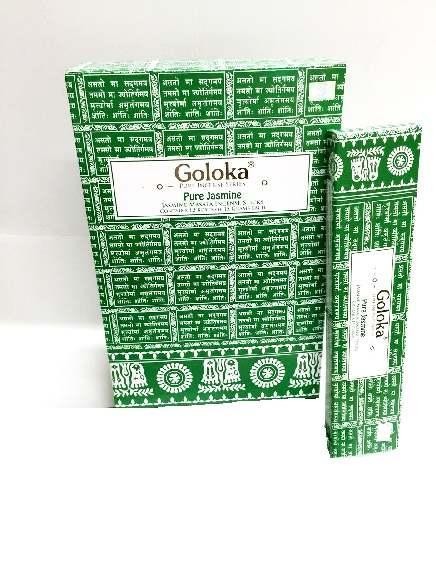 Goloka Wierookstokjes pure jasmin (15 Gram)
