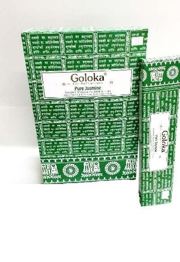 Goloka Wierookstokjes pure jasmin (15 Gram)