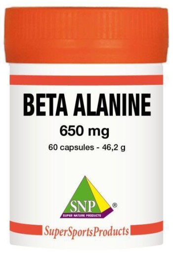 SNP Beta alanine 650 mg puur (60 Capsules)