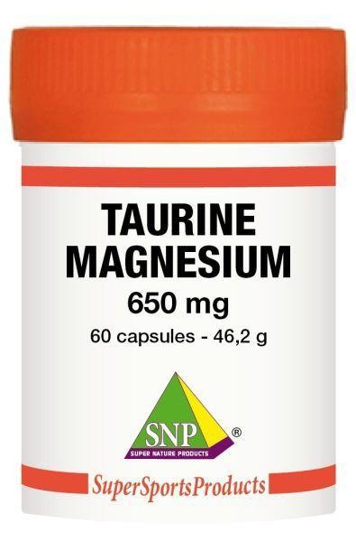 SNP Taurine 325 mg Magnesium 325 mg - Puur (60 Capsules)