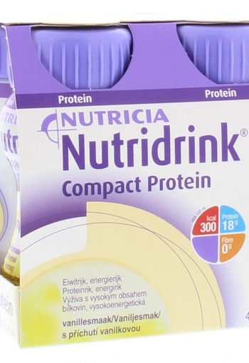 Nutricia Compact protein vanille 125 ml (4 Stuks)