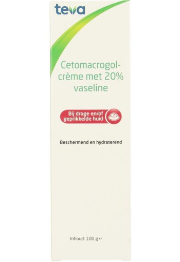 Teva Cetamacrogolcreme 20% vaseline (100 Gram)