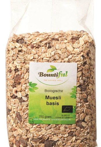 Bountiful Muesli basis bio (750 Gram)