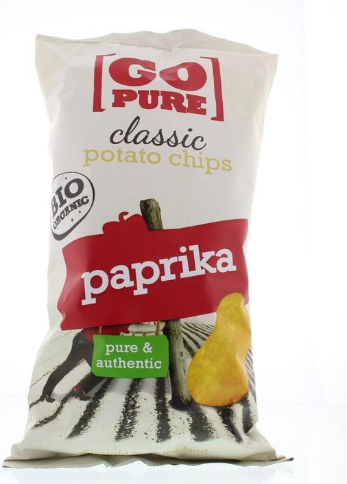 Go Pure Chips paprika bio (125 Gram)