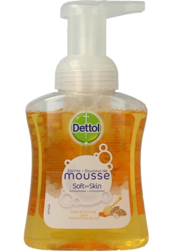 Dettol Mousse melk & honing (250 Milliliter)