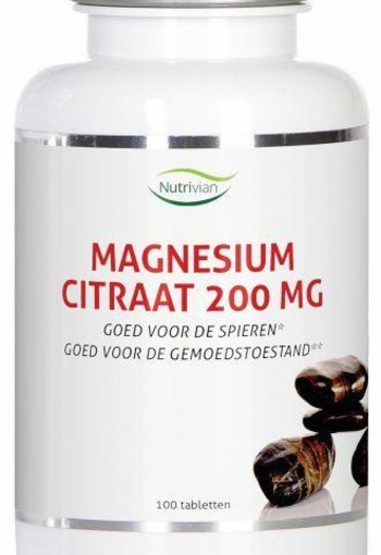 Nutrivian Magnesium citraat 200 mg (100 Tabletten)