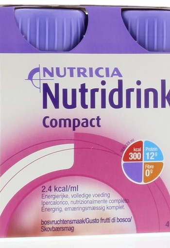 Nutridrink Compact bosvruchten 125 ml (4 Stuks)