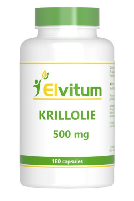 Elvitum Krill olie 500mg (180 Capsules)