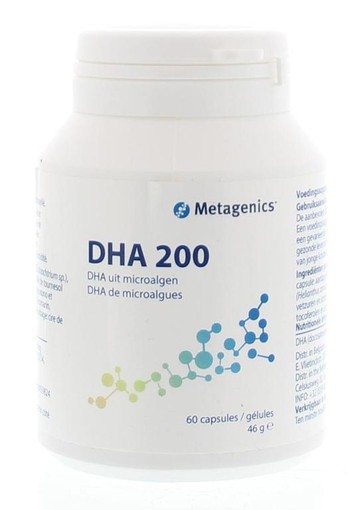 Metagenics DHA 200 potje (60 Capsules)
