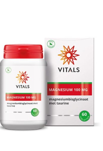 Vitals Magnesiumbisglycinaat 100 mg (60 Tabletten)