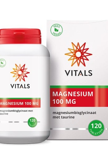 Vitals Magnesiumbisglycinaat 100 mg (120 Tabletten)