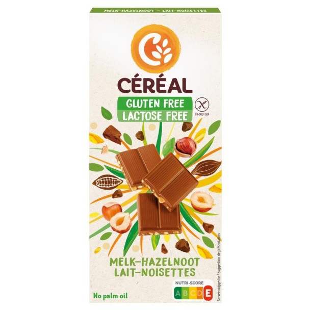 Cereal Melkchocolade hazelnoot glutenvrij (100 Gram)