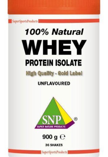 SNP Whey proteine isolate 100% natural (900 Gram)