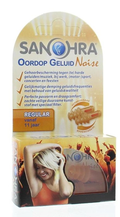 Sanohra Oordop geluid muziek noise regular (1 Paar)