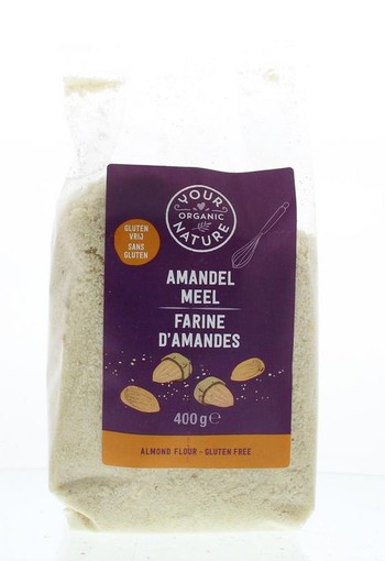 Your Organic Nat Amandelmeel bio (400 Gram)