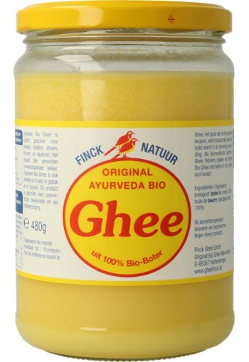 Ghee Finck naturkost geklaarde boter bio (480 Gram)