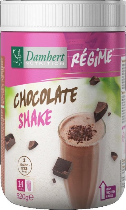 Damhert Regime maaltijd shake chocolade (520 Gram)