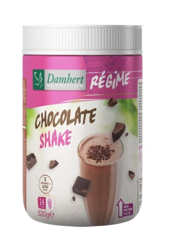 Damhert Regime maaltijd shake chocolade (520 Gram)
