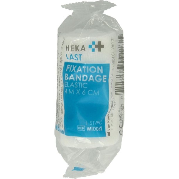 Hekalast Elastisch windsel 4m x 6cm (1 Stuks)