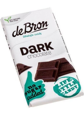 De Bron Tablet dark stevia (85 Gram)