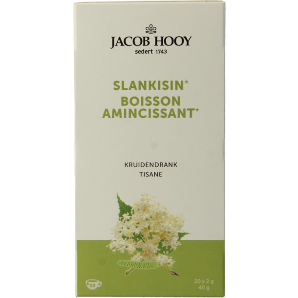 Jacob Hooy Slankisin/slankheidskruiden thee (20 Zakjes)