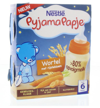 Nestle Pyjamapapje Wortel 2x250