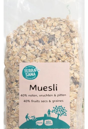 Terrasana Muesli noten & zuidvruchten bio (750 Gram)