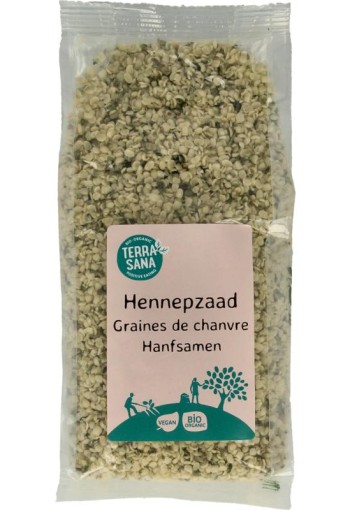 Terrasana RAW Hennepzaad gepeld bio (250 Gram)