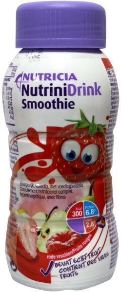 Nutrinidrink Smooth rood fruit (200 Milliliter)