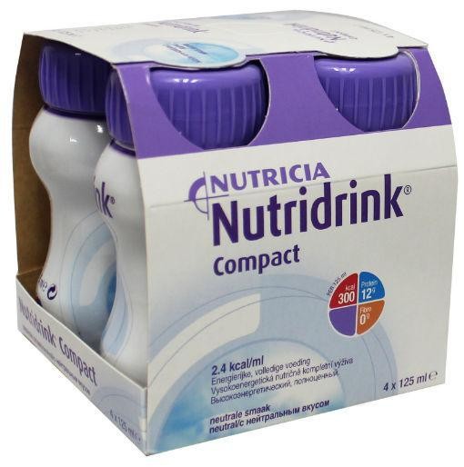 Nutridrink Compact neutraal 4 X 125ML (4 Stuks)