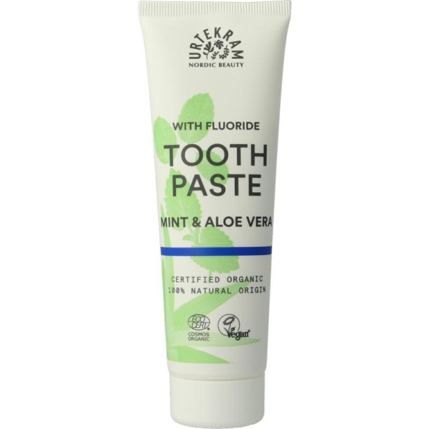 Urtekram Tandpasta mint fluoride (75 Milliliter)