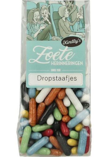 Kindly's Dropstaafjes zoete herinneringen (170 Gram)