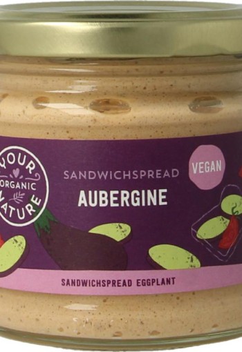Your Organic Nat Sandwichspread aubergine bio (180 Gram)