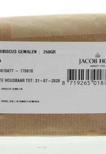 Jacob Hooy Hibiscus gemalen (250 Gram)