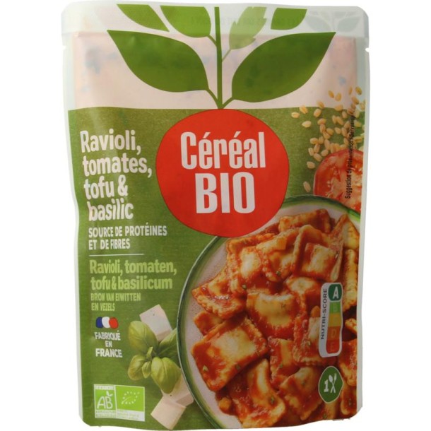 Cereal Ravioli tofu tomaat basilicum bio (267 Gram)