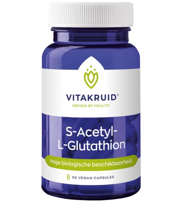 Vitakruid S-Acetyl-L-Glutathion (30 Vegetarische capsules)