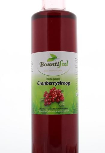 Bountiful Cranberrysiroop bio (500 Milliliter)