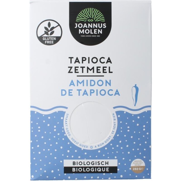 Joannusmolen Tapiocazetmeel eerste keuze bio (250 Gram)