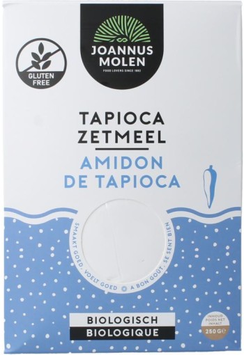 Joannusmolen Tapiocazetmeel eerste keuze bio (250 Gram)