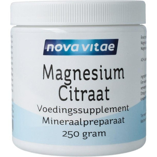 Nova Vitae Magnesium citraat poeder (250 Gram)