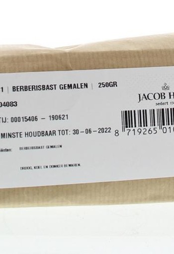 Jacob Hooy Berberisbast gemalen (250 Gram)
