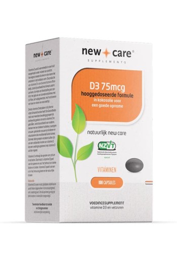 New Care Vitamine D3 75mcg (100 Capsules)